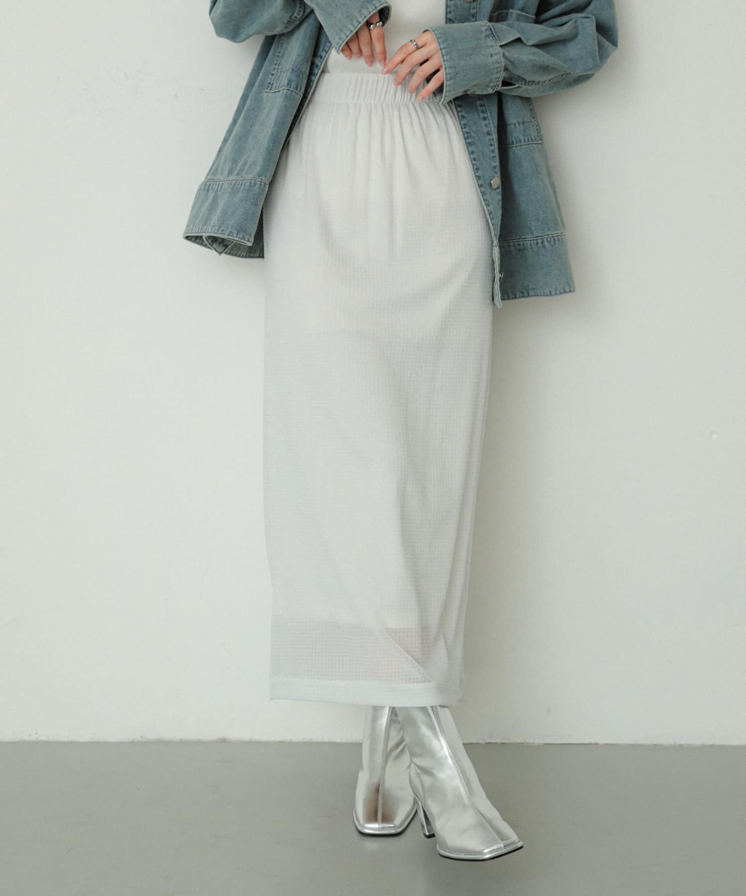 SENSE OF PLACE by URBAN RESEARCH「シアーラメベロアスカート」|スカート|