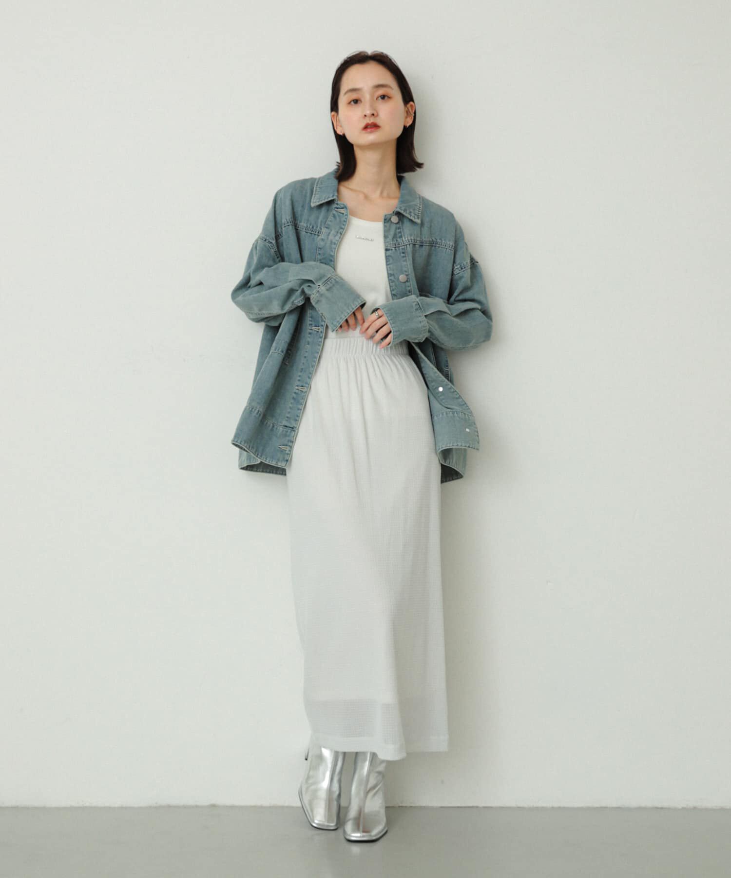 SENSE OF PLACE by URBAN RESEARCH「シアーラメベロアスカート」|スカート|