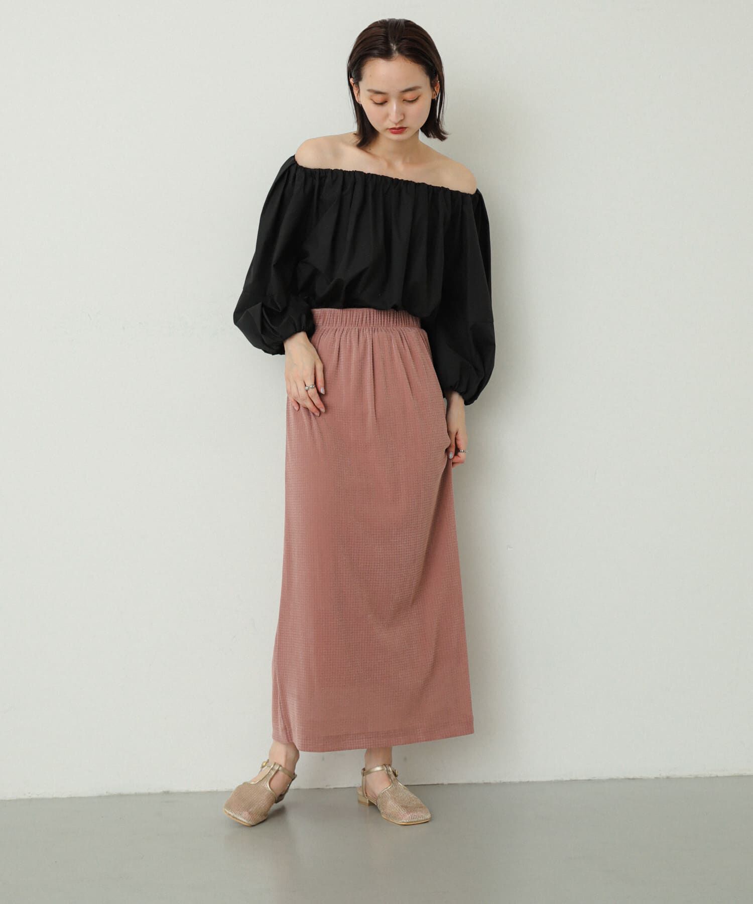 SENSE OF PLACE by URBAN RESEARCH「シアーラメベロアスカート」|スカート|