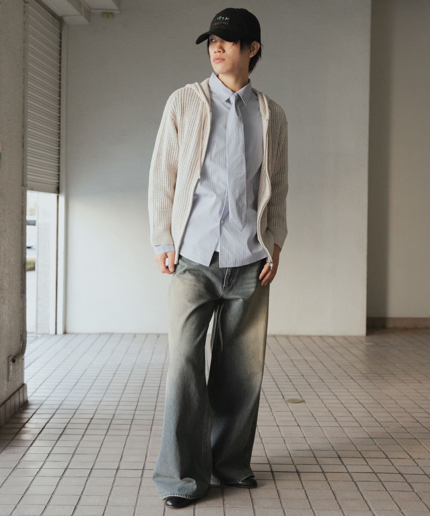 SENSE OF PLACE by URBAN RESEARCH「シアーメッシュフーディージップパーカー」|パーカー|