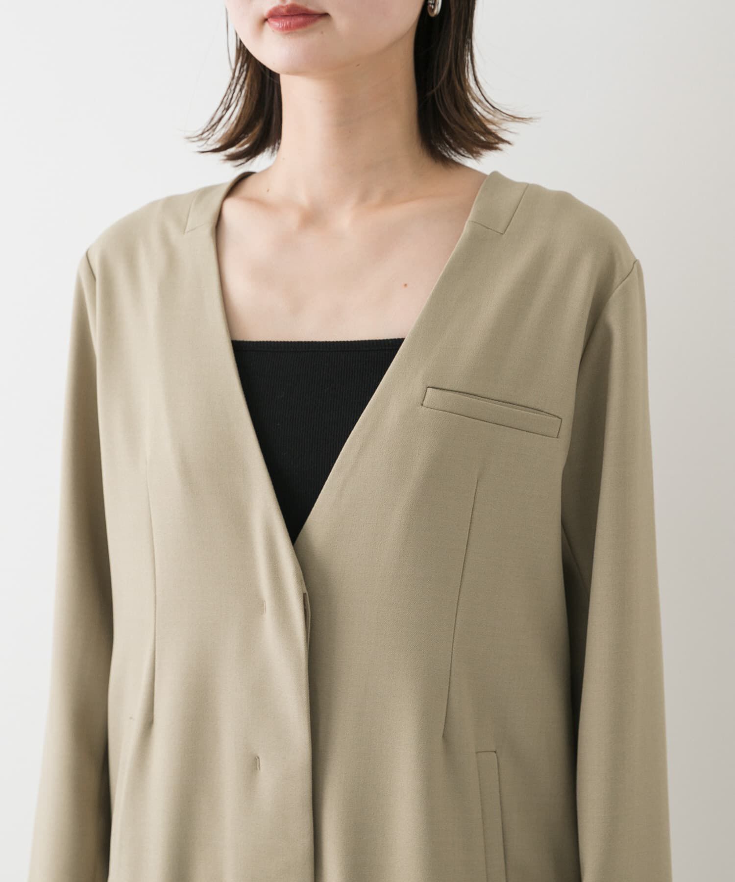 SENSE OF PLACE by URBAN RESEARCH「テーラードジャンプスーツ」|スカート|