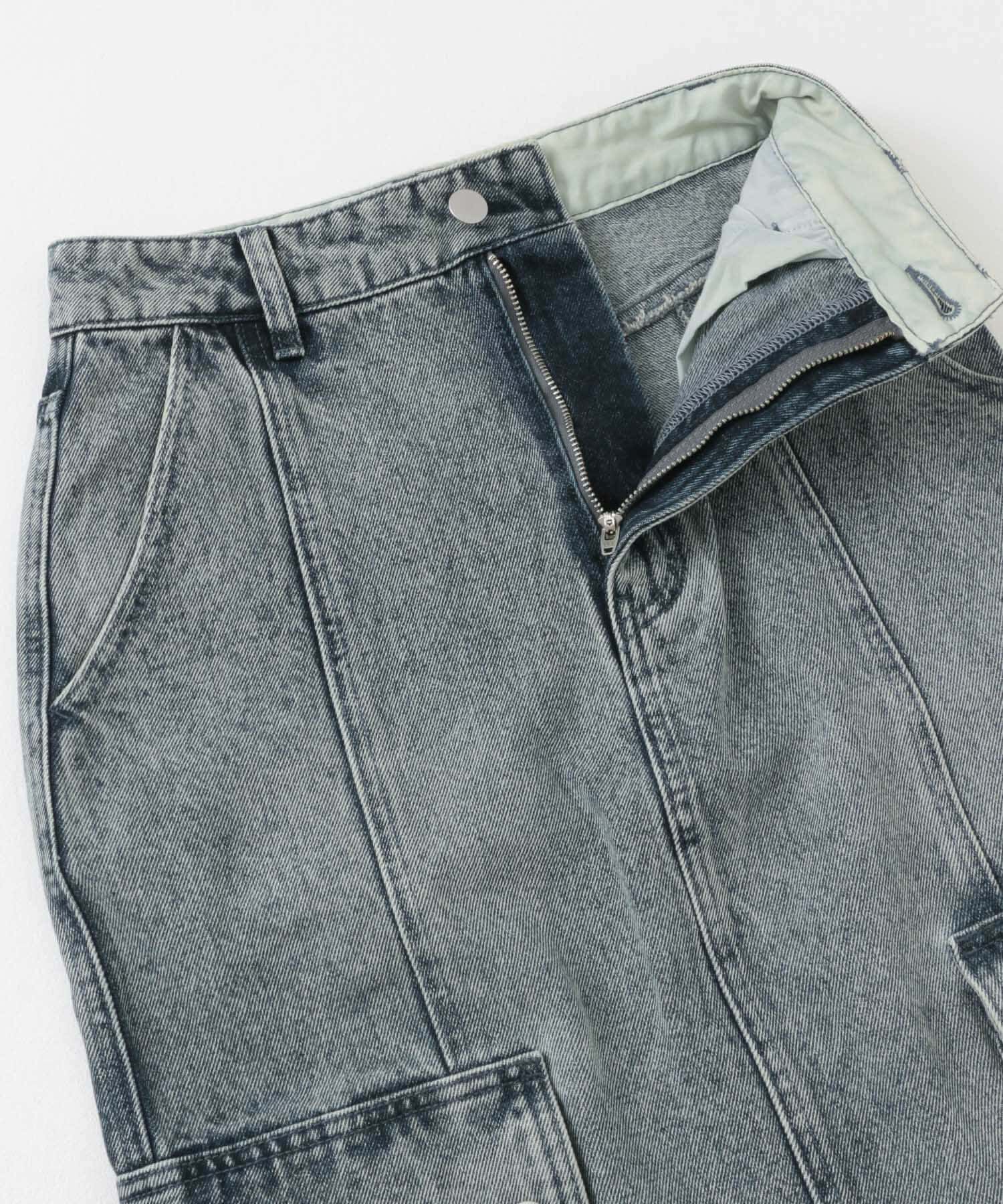 SENSE OF PLACE by URBAN RESEARCH「カーゴデニムスカート」|スカート|