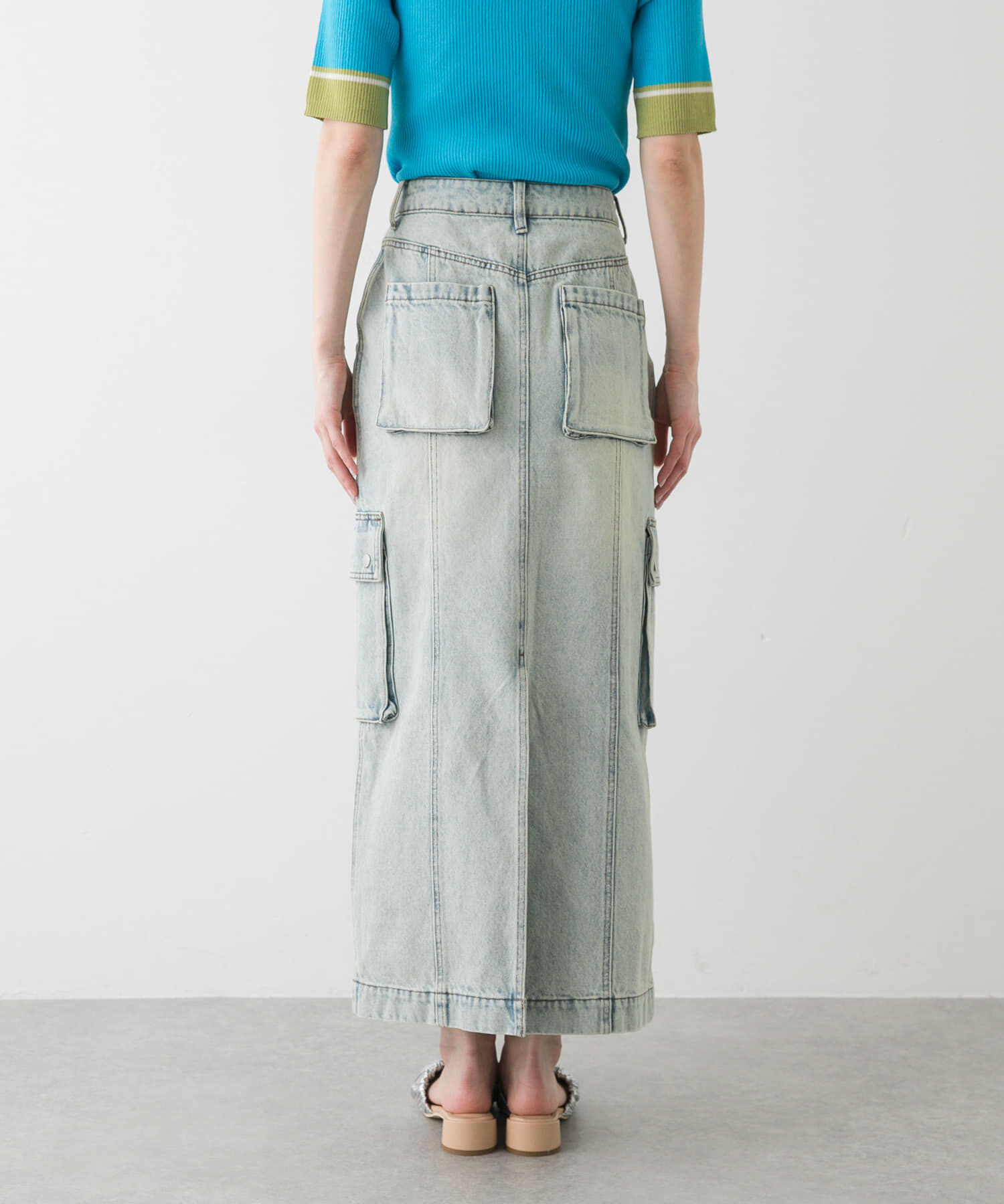 SENSE OF PLACE by URBAN RESEARCH「カーゴデニムスカート」|スカート|