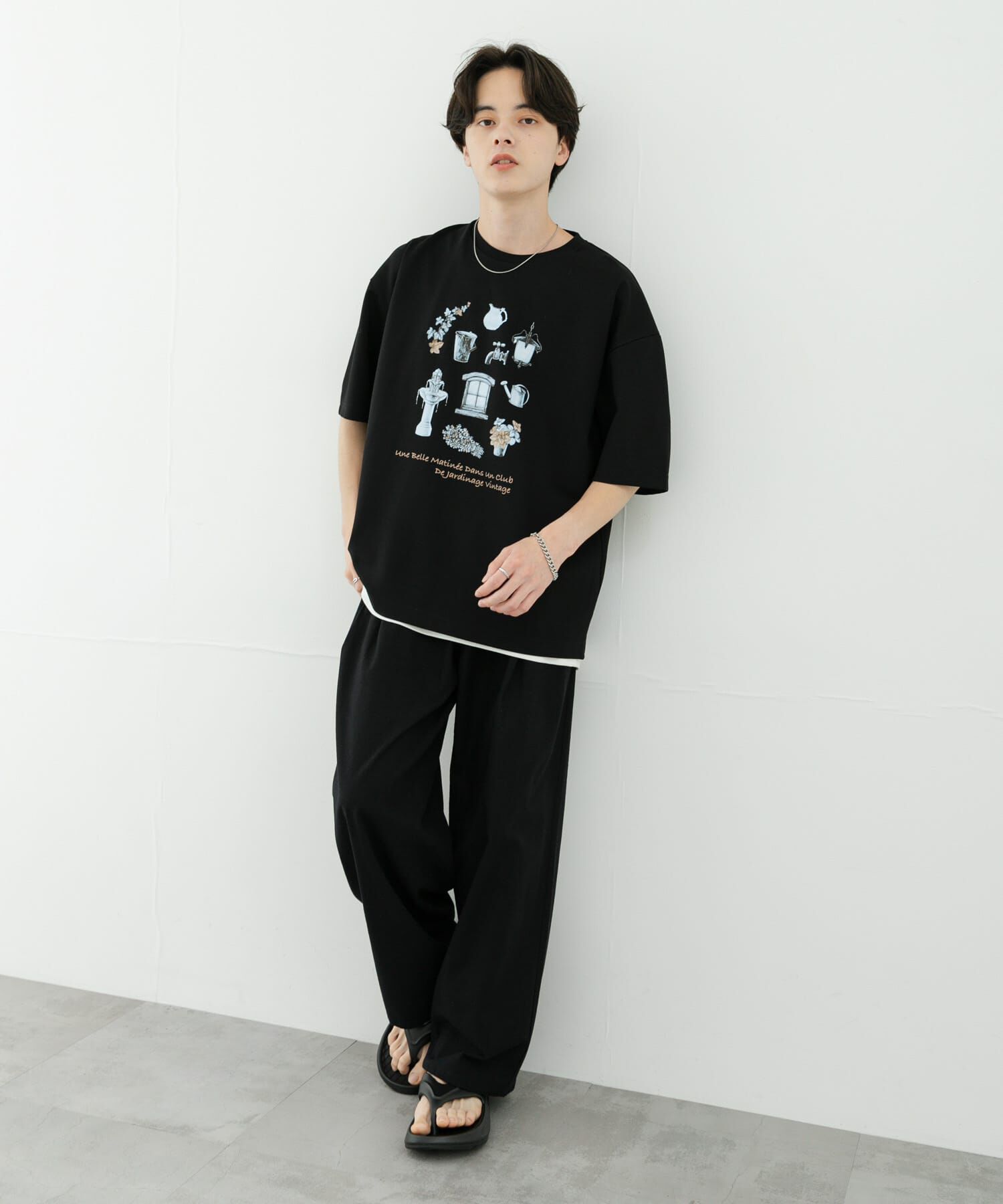 SENSE OF PLACE by URBAN RESEARCH「Garden graphic Short-Sleeve T-shirts」|Tシャツ・カットソー|