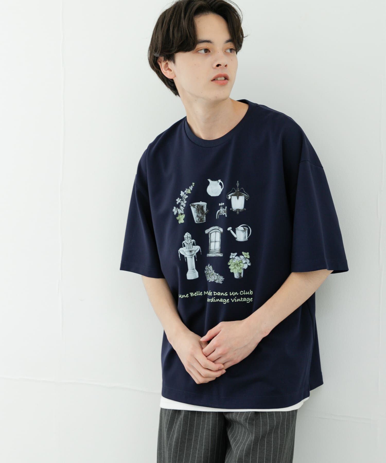 SENSE OF PLACE by URBAN RESEARCH「Garden graphic Short-Sleeve T-shirts」|Tシャツ・カットソー|