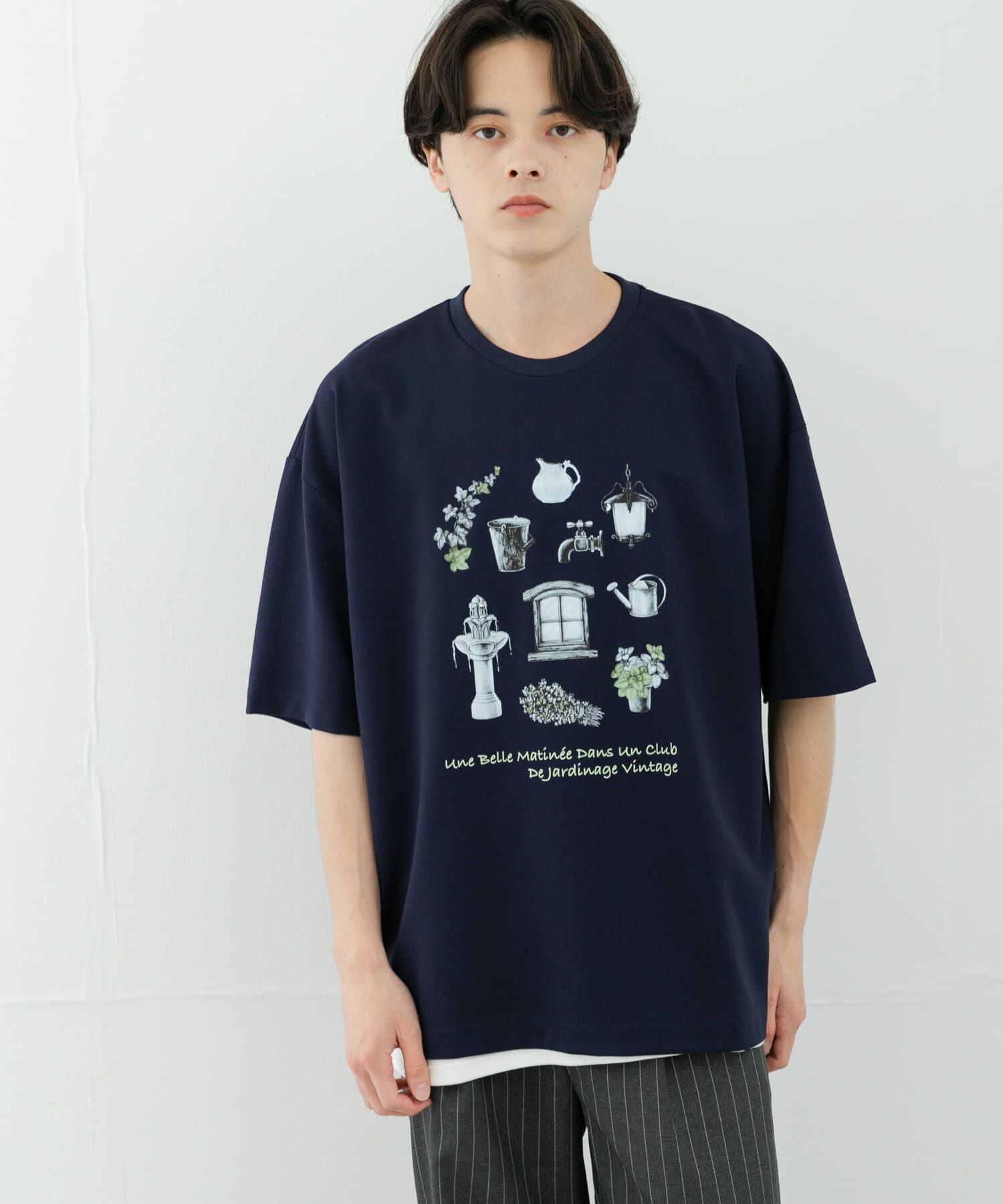 SENSE OF PLACE by URBAN RESEARCH「Garden graphic Short-Sleeve T-shirts」|Tシャツ・カットソー|