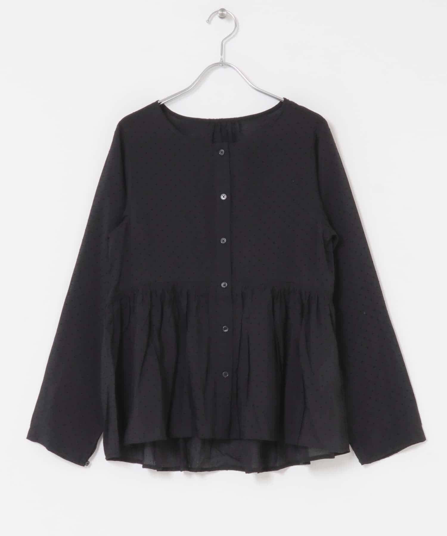 SENSE OF PLACE by URBAN RESEARCH「フロッキードットウエストギャザーブラウス」|シャツ・ブラウス|