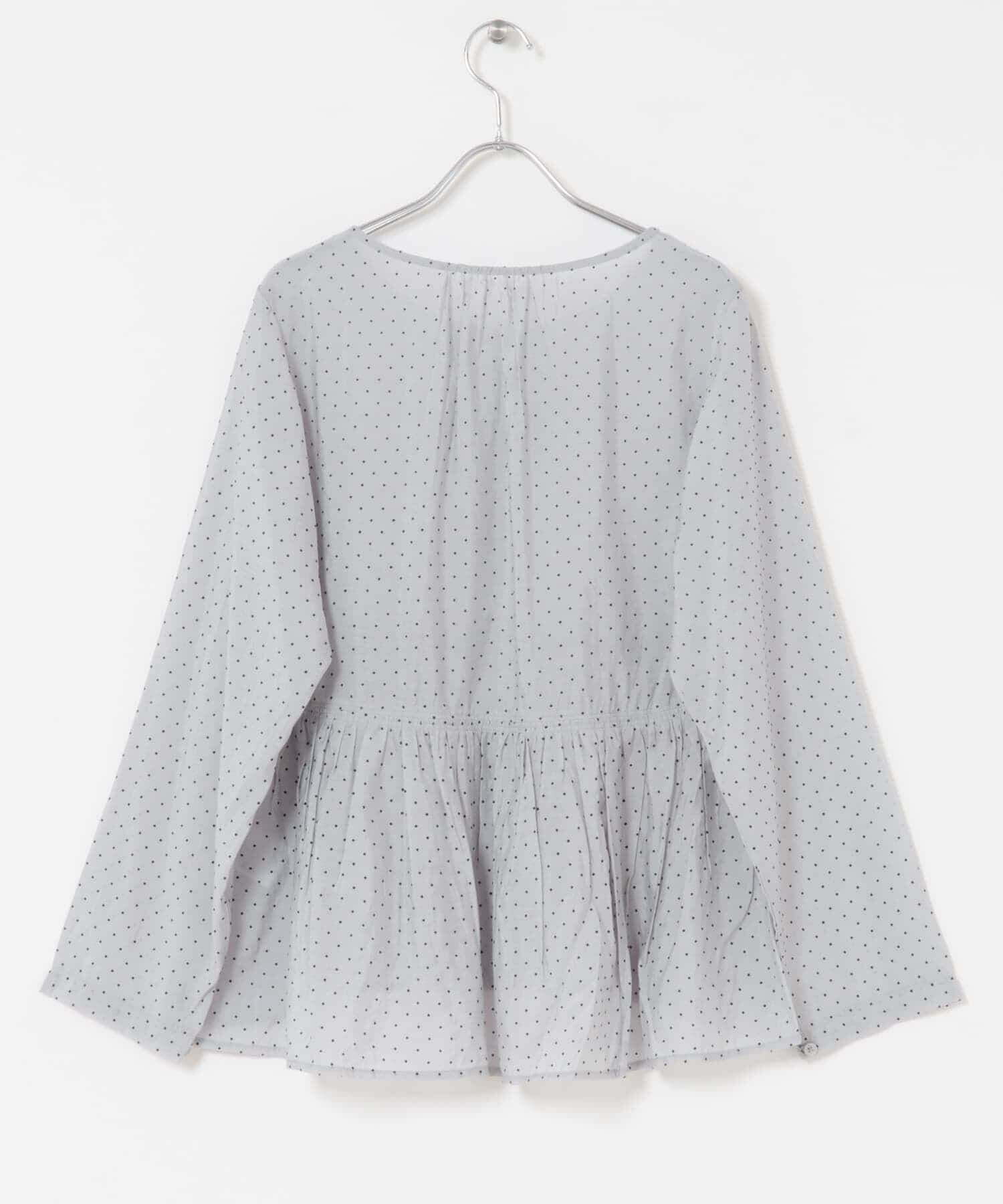 SENSE OF PLACE by URBAN RESEARCH「フロッキードットウエストギャザーブラウス」|シャツ・ブラウス|