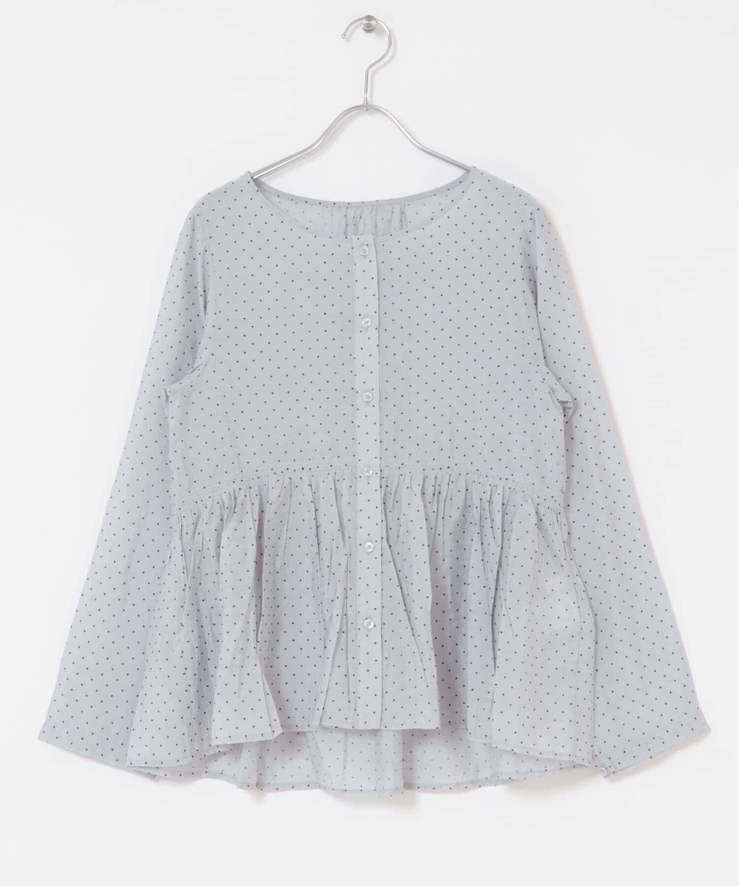 SENSE OF PLACE by URBAN RESEARCH「フロッキードットウエストギャザーブラウス」|シャツ・ブラウス|