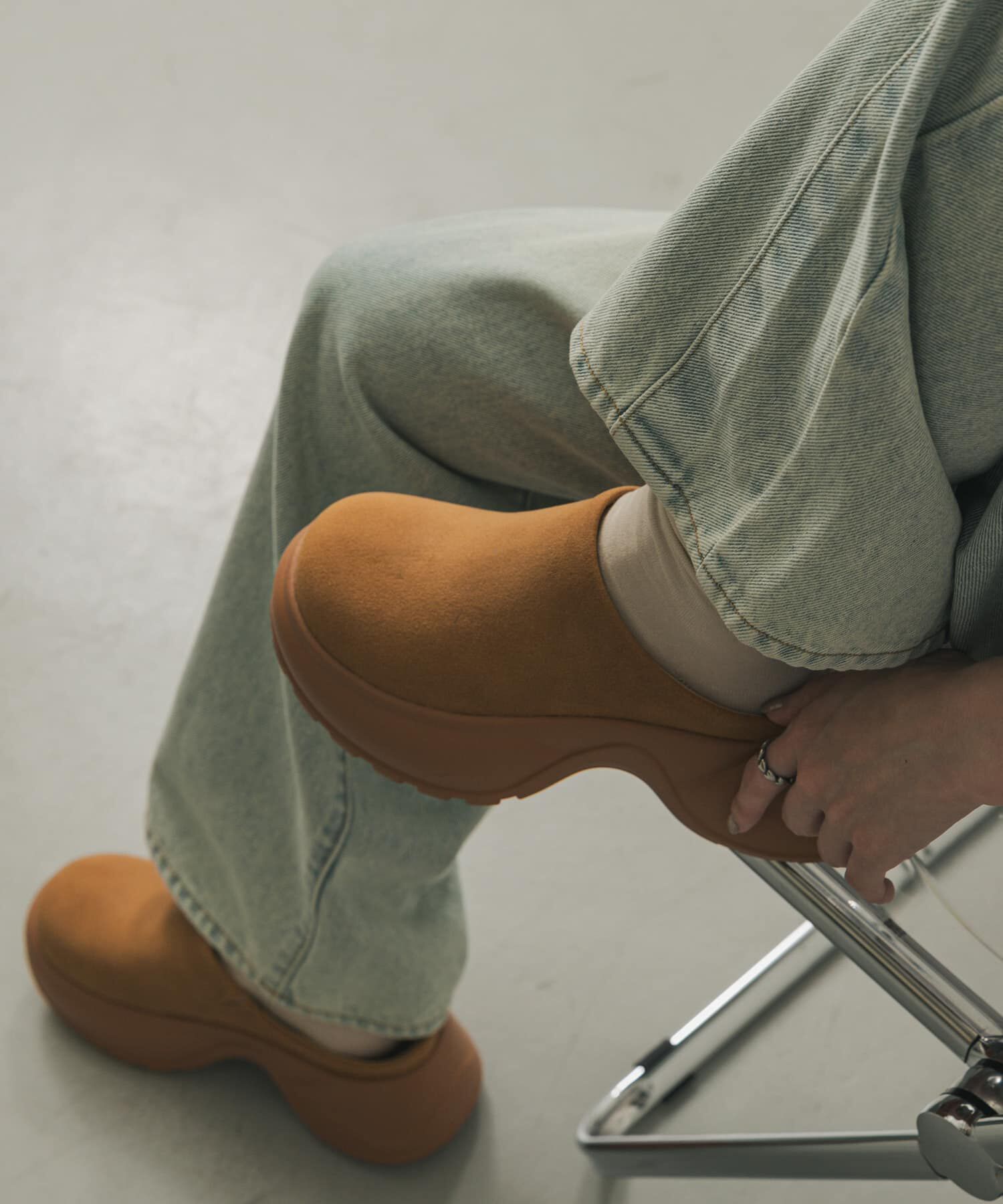 SENSE OF PLACE by URBAN RESEARCH「ボリュームソールサボサンダル」|サンダル|