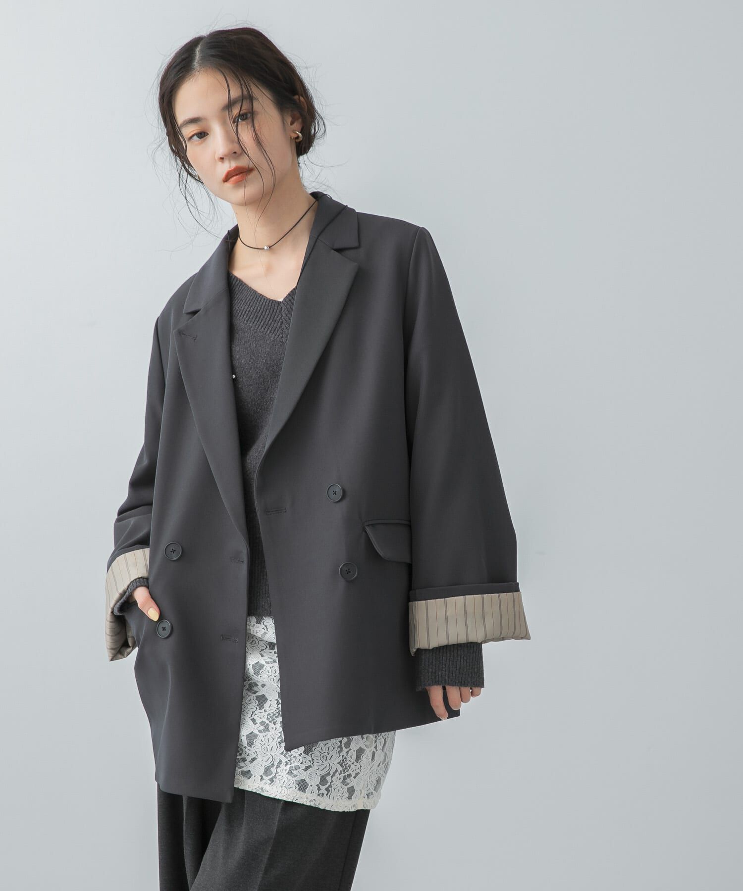 SENSE OF PLACE by URBAN RESEARCH「レースキャミチュニック」|キャミソール|