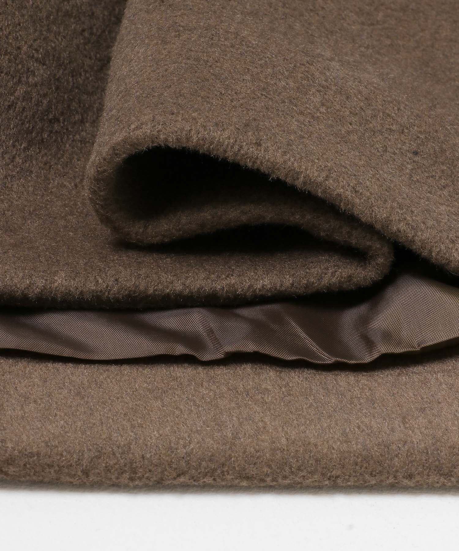 SENSE OF PLACE by URBAN RESEARCH「ウールブレンドダブルロングコート」|ノーカラーコート|