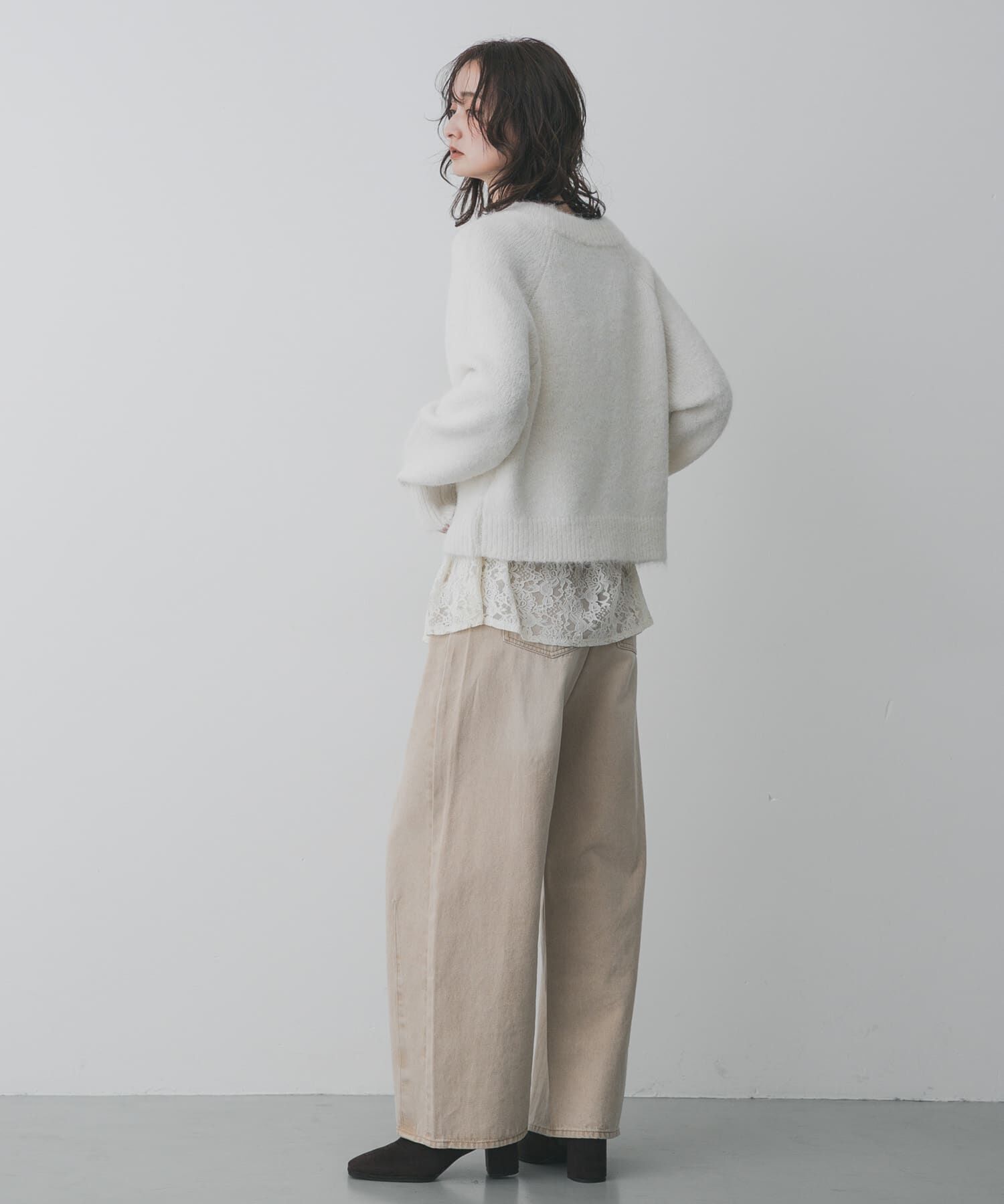 SENSE OF PLACE by URBAN RESEARCH「アシメネックニット」|ニット・セーター|