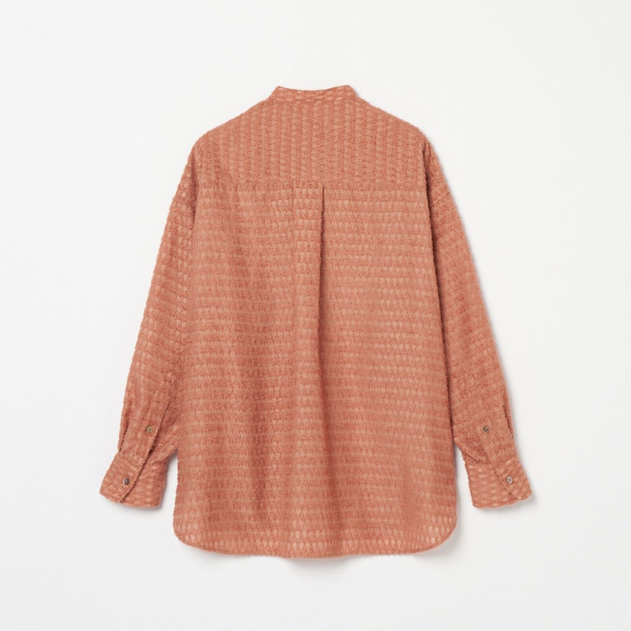 HELIOPOLE「HELIOPOLE CUT JACQUARD BAND COLLAR SHIRT」|シャツ・ブラウス|