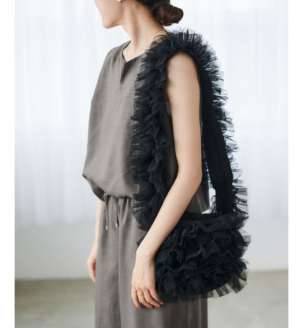 le.coeur blanc「チュールフリル2WAYショルダー」|ショルダー・メッセンジャー|