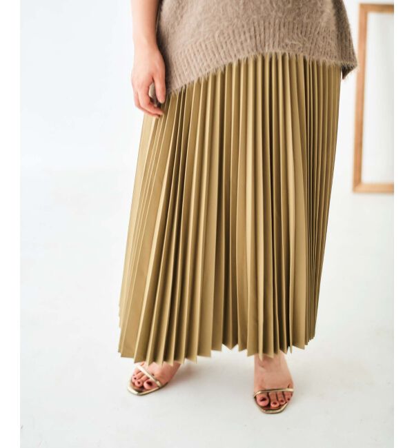 le.coeur blanc「プリーツロングスカート」|スカート|