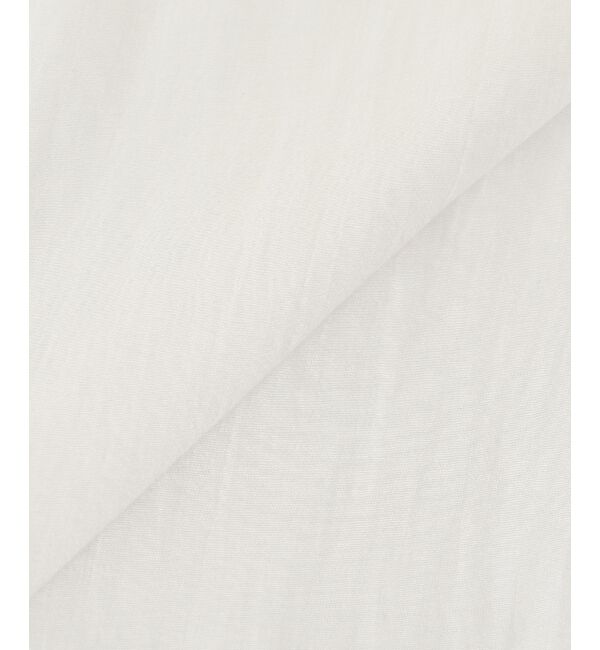  「バンドカラーシアーフリルブラウス」|シャツ・ブラウス|