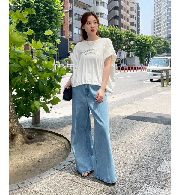  「《手洗い可能》ドロストハクプリントTシャツ」|Tシャツ・カットソー|