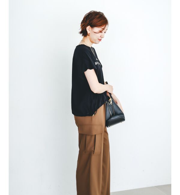  「《手洗い可能》ドロストハクプリントTシャツ」|Tシャツ・カットソー|