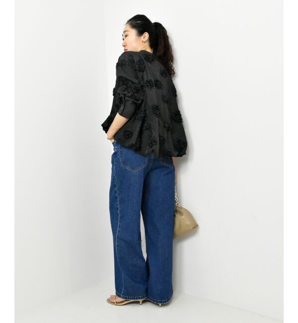  「TORRAZZO DONNAフラワーバルーンブラウス」|シャツ・ブラウス|