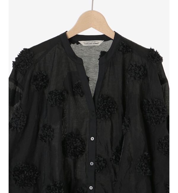  「TORRAZZO DONNAフラワーバルーンブラウス」|シャツ・ブラウス|
