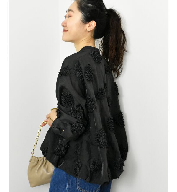  「TORRAZZO DONNAフラワーバルーンブラウス」|シャツ・ブラウス|