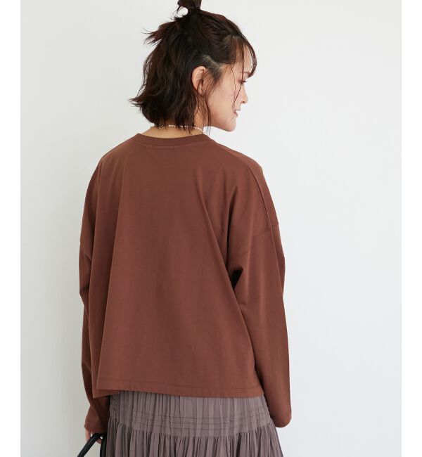  「《WEB限定アイテム》カレッジロゴオーバーロンT」|Tシャツ・カットソー|