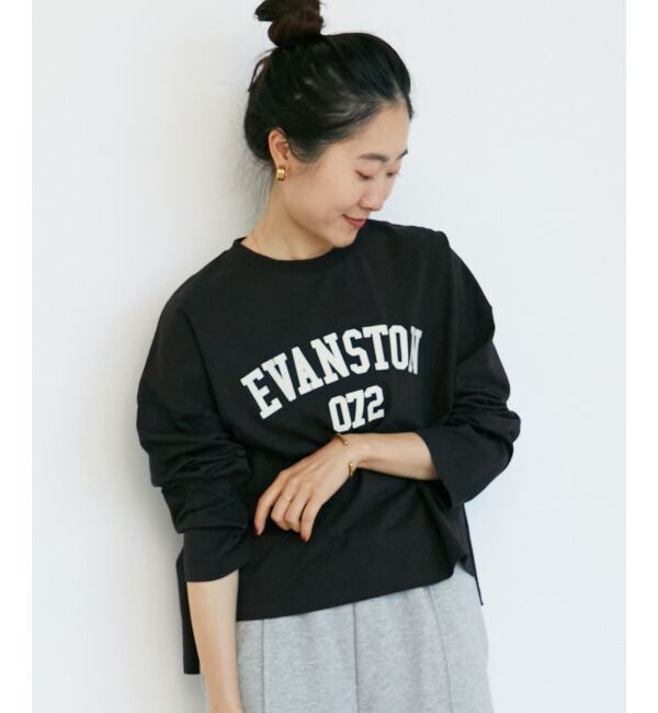  「《WEB限定アイテム》カレッジロゴオーバーロンT」|Tシャツ・カットソー|