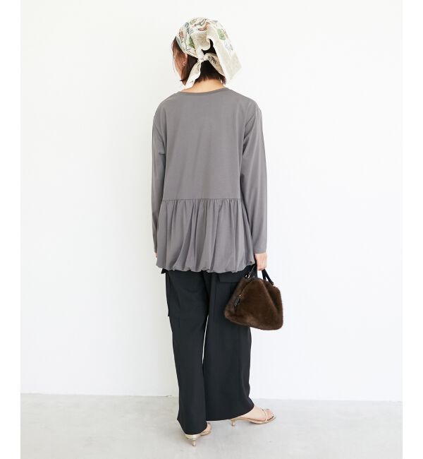  「《WEB・一部店舗限定》AL裾バルーンカットソー」|Tシャツ・カットソー|