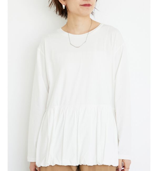  「《WEB・一部店舗限定》AL裾バルーンカットソー」|Tシャツ・カットソー|