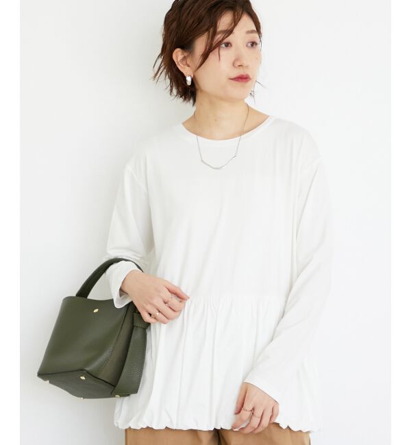  「《WEB・一部店舗限定》AL裾バルーンカットソー」|Tシャツ・カットソー|