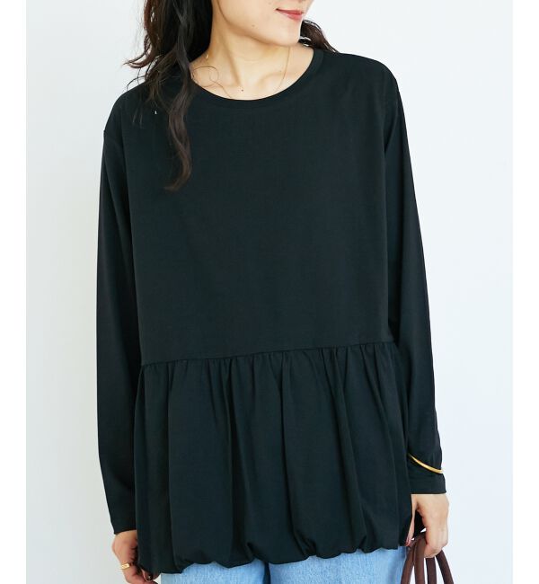  「《WEB・一部店舗限定》AL裾バルーンカットソー」|Tシャツ・カットソー|