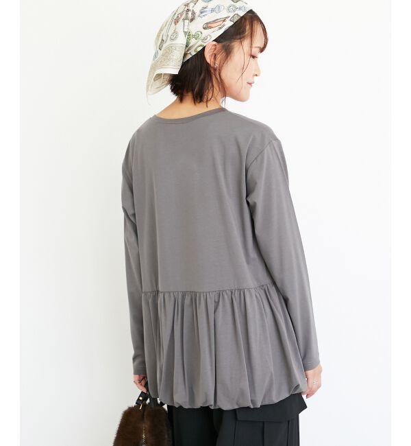  「《WEB・一部店舗限定》AL裾バルーンカットソー」|Tシャツ・カットソー|