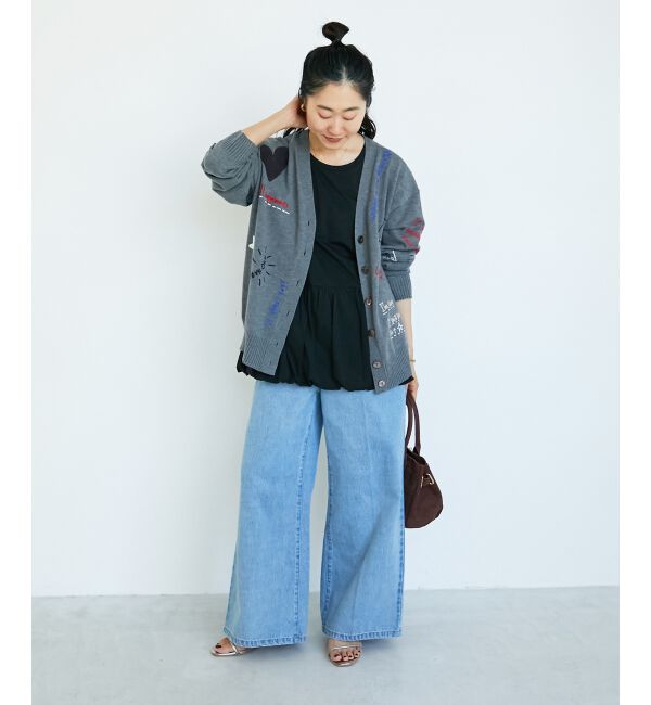  「《WEB・一部店舗限定》AL裾バルーンカットソー」|Tシャツ・カットソー|