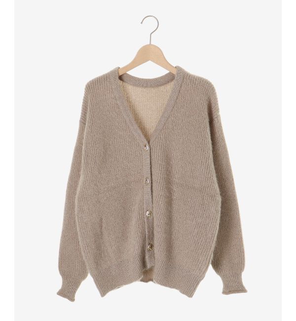  「《手洗い可能》ラメシャギーニットカーデ」|カーディガン|