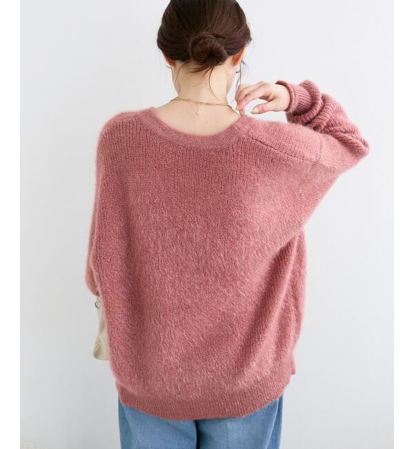  「《手洗い可能》ラメシャギーニットカーデ」|カーディガン|