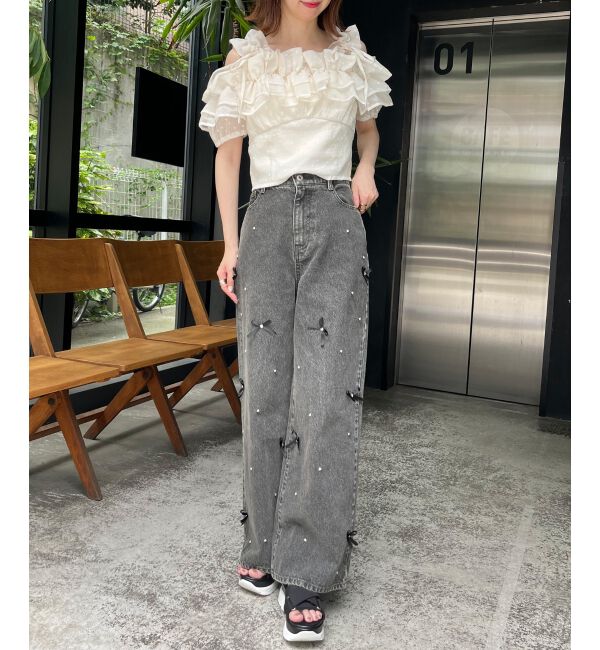 MAJESTICLEGON「ロマンティックアソートデニム」|デニム|