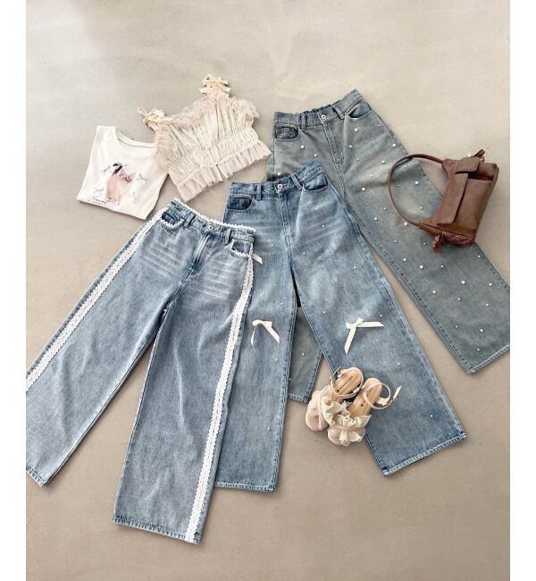 MAJESTICLEGON「ロマンティックアソートデニム」|デニム|