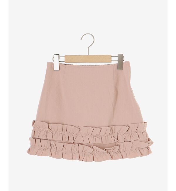 MAJESTICLEGON「ホイップフリルデニムスカパン」|スカート|