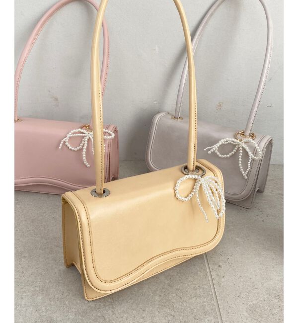  「チャームセットワンハンドルバッグ」|ハンドバッグ|