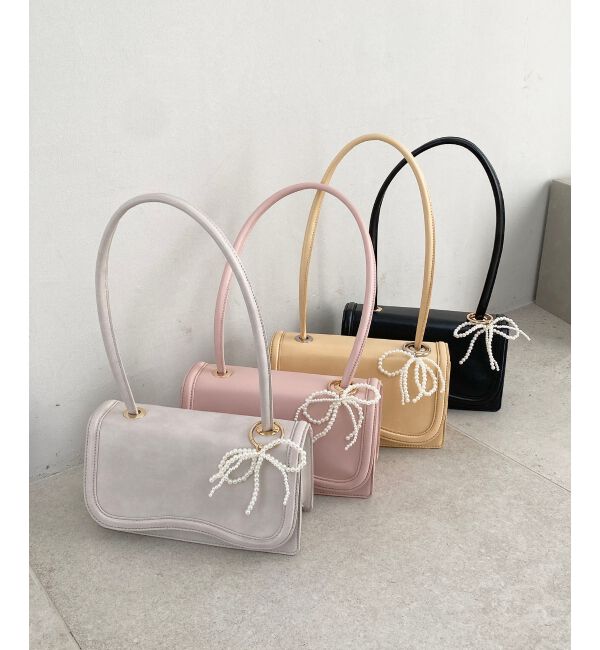  「チャームセットワンハンドルバッグ」|ハンドバッグ|