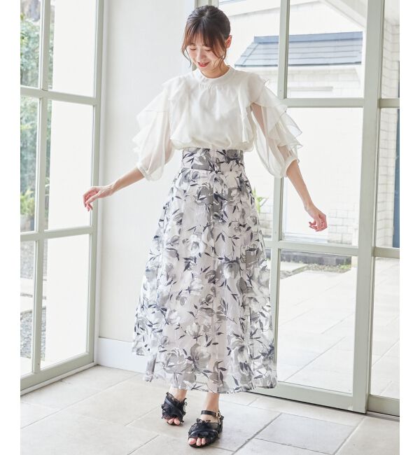  「エアリーフリルブラウス」|シャツ・ブラウス|