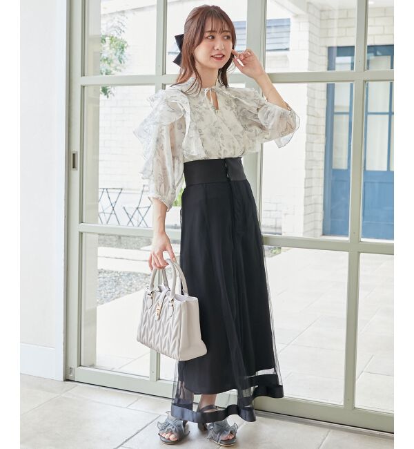  「エアリーフリルブラウス」|シャツ・ブラウス|
