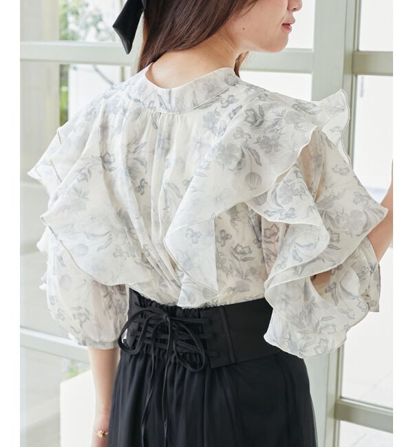  「エアリーフリルブラウス」|シャツ・ブラウス|