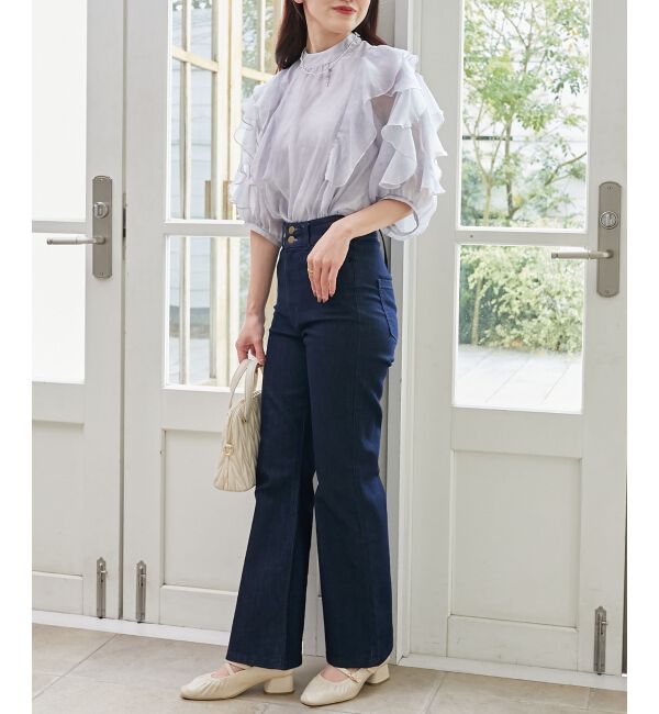  「エアリーフリルブラウス」|シャツ・ブラウス|