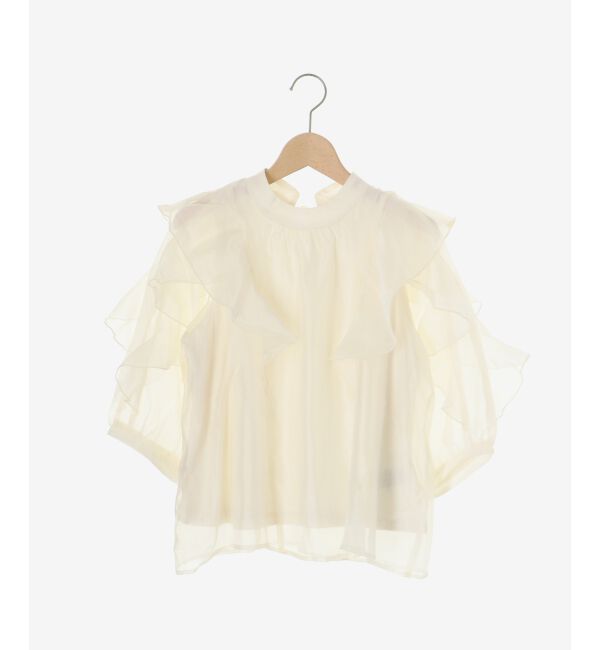  「エアリーフリルブラウス」|シャツ・ブラウス|