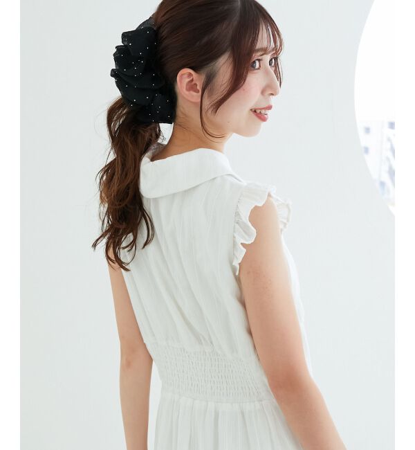  「デコルテオープンノースリロングワンピ」|ワンピース|