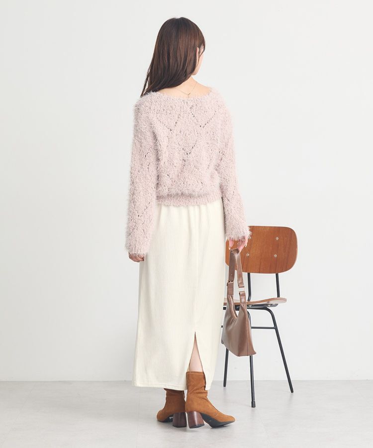 earth music&ecology「コーデュロイナロースカート」|タイト|