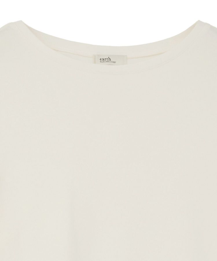 earth music&ecology「あったかフェミニンインナー(チュールヘム)」|Tシャツ・カットソー|