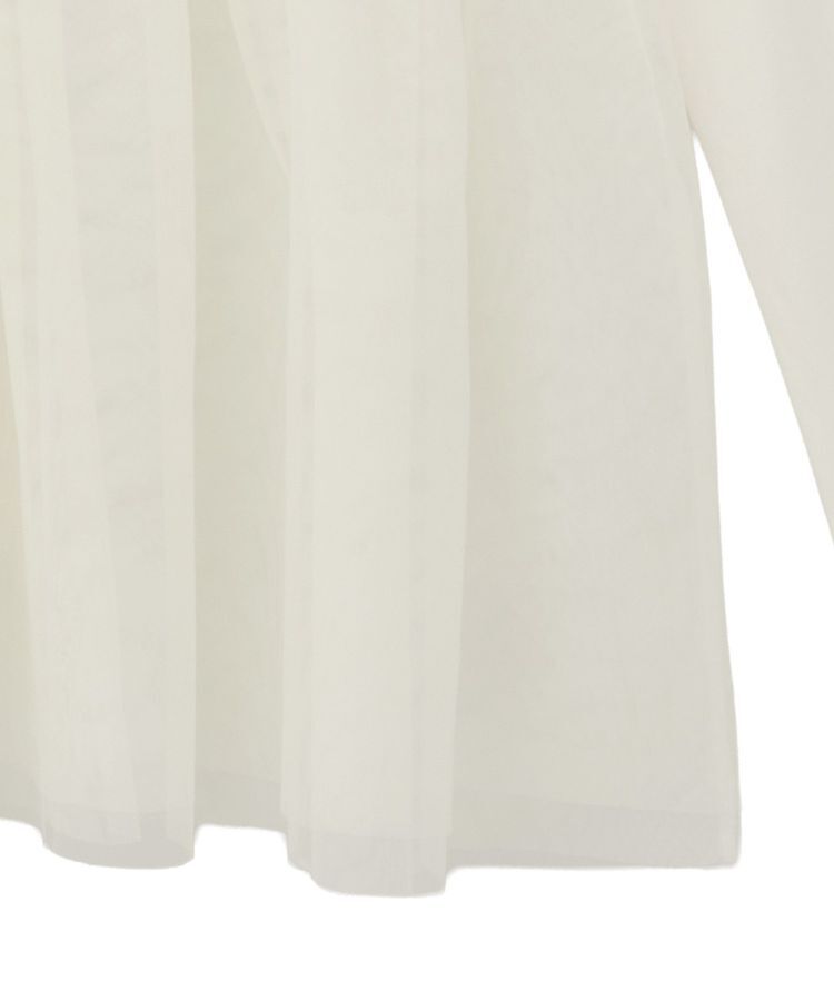 earth music&ecology「あったかフェミニンインナー(チュールヘム)」|Tシャツ・カットソー|